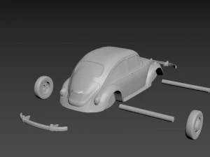 volkswagen beetle 1967 3D Print Model