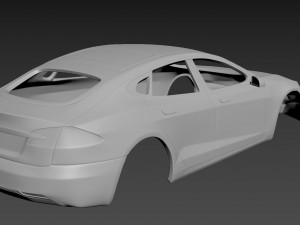 tesla model s body for print 3D 打印模型