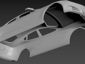 tesla model s body for print 3D 打印模型