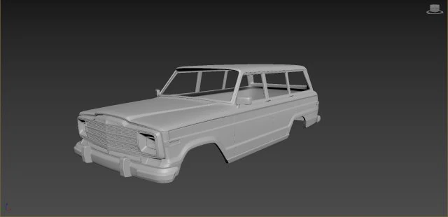 jeep grand wagoneer body for print 3D Print Model .c4d .max .obj .3ds .fbx .stl .blend 