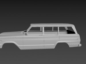 jeep grand wagoneer body for print 3Dプリントモデル