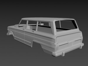 jeep grand wagoneer body for print 3Dプリントモデル