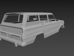 jeep grand wagoneer body for print 3Dプリントモデル