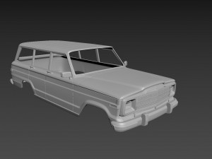 jeep grand wagoneer body for print 3Dプリントモデル