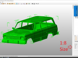 jeep grand wagoneer body for print 3Dプリントモデル