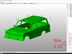 jeep grand wagoneer body for print 3Dプリントモデル