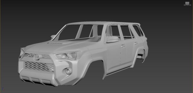 toyota 4runner 5 gen 3D Принт Модель .c4d .max .obj .3ds .fbx .stl .blend 