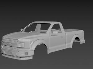 fo-rd f-150 2020 regular cab body for print 3D Print Model