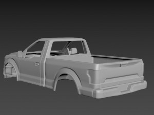 Fo-rd f-150 2020 regular cab body for print 3D प्रिंट मॉडल