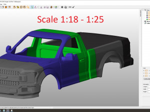 Fo-rd f-150 2020 regular cab body for print 3D प्रिंट मॉडल