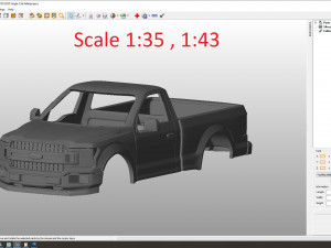 Fo-rd f-150 2020 regular cab body for print 3D प्रिंट मॉडल