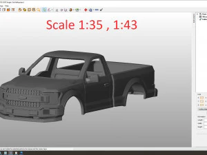 Fo-rd f-150 2020 regular cab body for print 3D Print Model