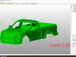 Fo-rd f-150 2020 regular cab body for print 3D Print Model