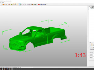 Fo-rd f-150 2020 regular cab body for print 3D प्रिंट मॉडल
