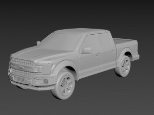 fo-rd f-150 2020 on a small scale Modello di stampa 3D