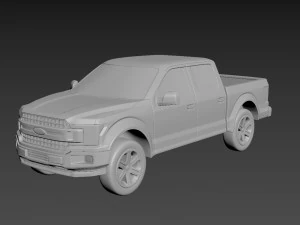 福特 f-150 2020 小规模 3D 打印模型