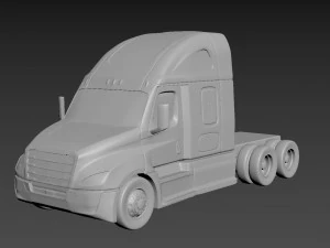 Freightliner Cascadia im kleinen Ma&szlig;stab 3D Druckmodell