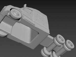 freightliner cascadia on a small scale 3Dプリントモデル