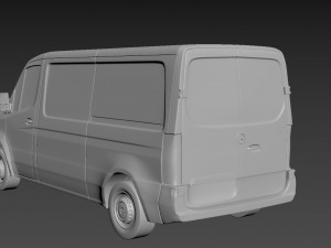mercedes-benz sprinter 2020 on a small scale 3D 프린트 모델