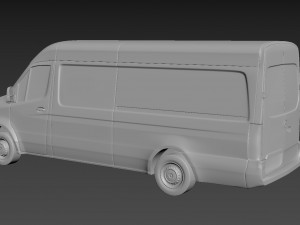mercedes-benz sprinter 2020 high roof on a small scale 3D 프린트 모델