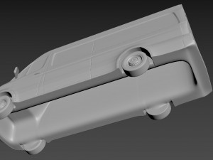 mercedes-benz sprinter 2020 high roof on a small scale 3D 프린트 모델