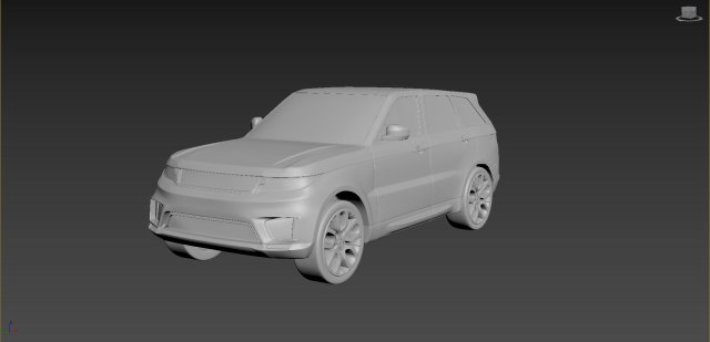 range rover sport 2020 on a small scale 3D Принт Модель .c4d .max .obj .3ds .fbx .stl .blend 