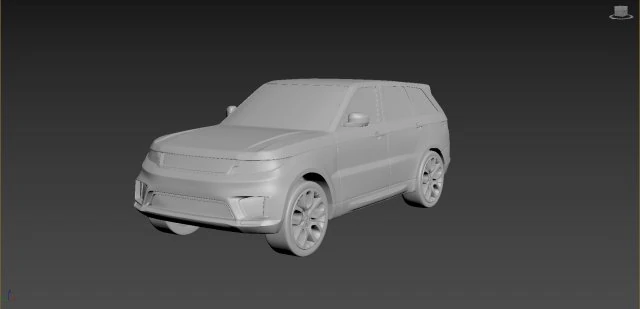 range rover sport 2020 on a small scale 3D Print Model .c4d .max .obj .3ds .fbx .stl .blend 