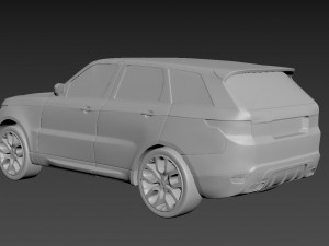range rover sport 2020 on a small scale 3D Принт Модель