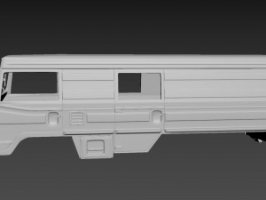 pinzgauer 712k 6x6 body for print 3D Baskı Modeli