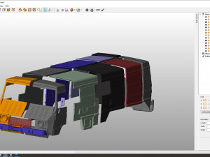 pinzgauer 712k 6x6 body for print 3D Baskı Modeli