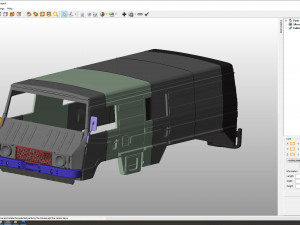 pinzgauer 712k 6x6 body for print 3D Baskı Modeli