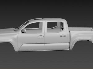 toyota tacoma 2020 body for print 3D 打印模型