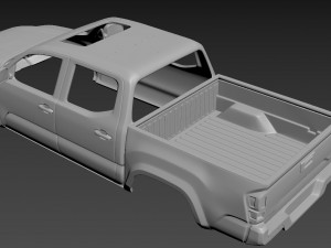 toyota tacoma 2020 body for print 3D 打印模型