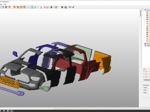 toyota tacoma 2020 body for print 3D 打印模型