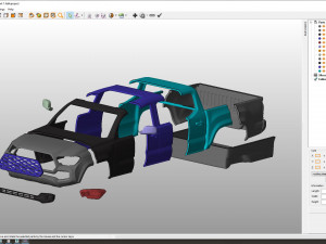 toyota tacoma 2020 body for print 3D 打印模型