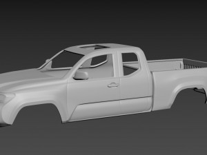 toyota tacoma 2020 access cab body for print 3Dプリントモデル