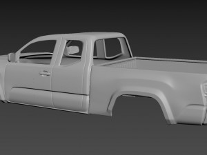 toyota tacoma 2020 access cab body for print 3Dプリントモデル
