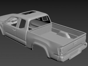 toyota tacoma 2020 access cab body for print 3Dプリントモデル