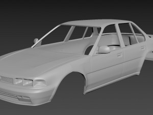 honda acord 1989 body for print 3D Print Model