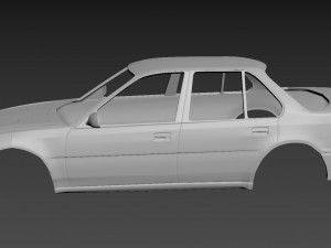 honda acord 1989 body for print 3D-Druckmodell