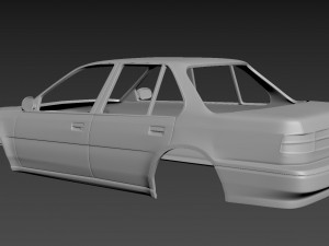 honda acord 1989 body for print 3D-Druckmodell