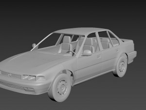 honda acord 1989 body for print 3D-Druckmodell