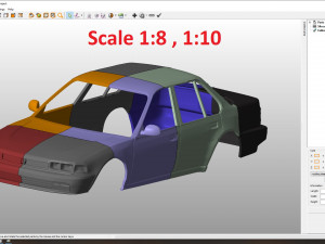 honda acord 1989 body for print 3D-Druckmodell