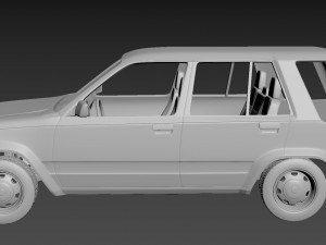 toyota tercel 4wd 1986 body for print 3D printmodel