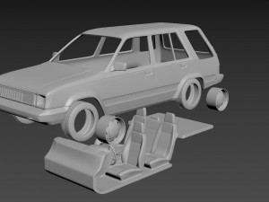 toyota tercel 4wd 1986 body for print 3D printmodel