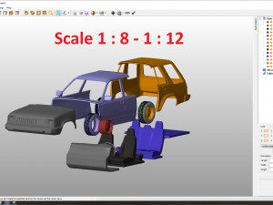 toyota tercel 4wd 1986 body for print 3D printmodel