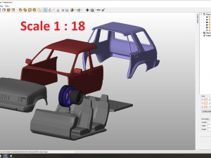 toyota tercel 4wd 1986 body for print 3D printmodel