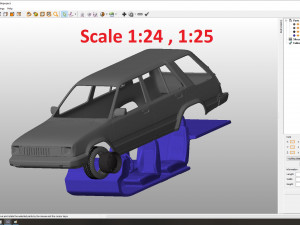 toyota tercel 4wd 1986 body for print 3D printmodel