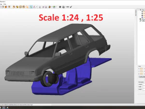 toyota tercel 4wd 1986 body for print 3D Print Model
