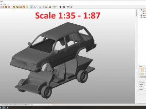 toyota tercel 4wd 1986 body for print 3D printmodel